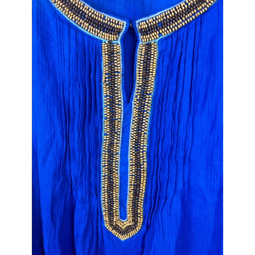 Women's St. John's Bay Blue Beaded Tank Top 1X - Picture 3 of 4